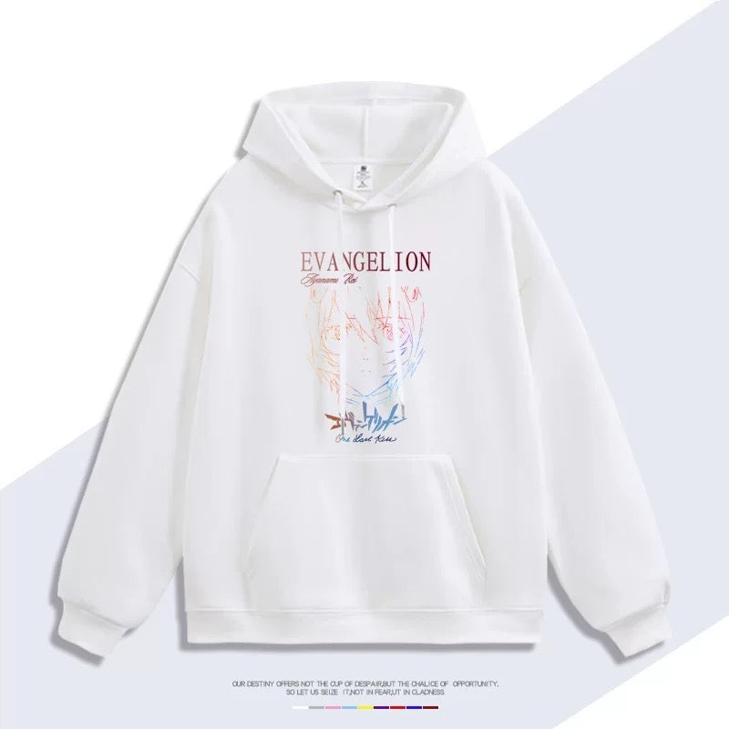 【tops】EVAプリントパーカー（ 男女兼用）K0263