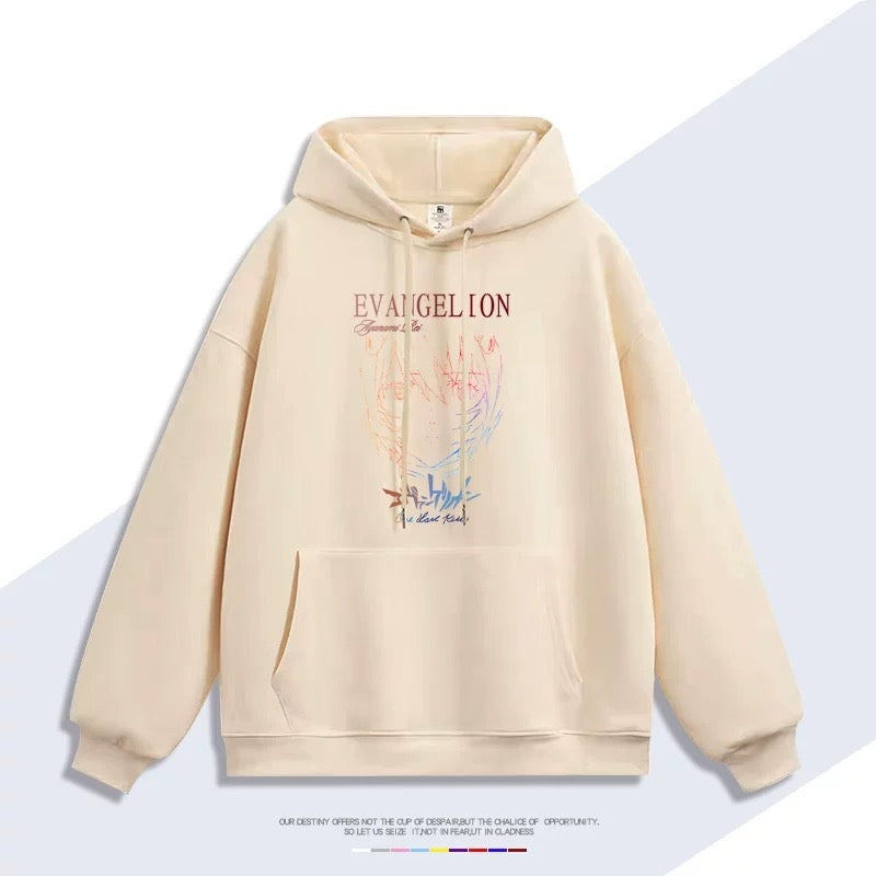 【tops】EVAプリントパーカー（ 男女兼用）K0263