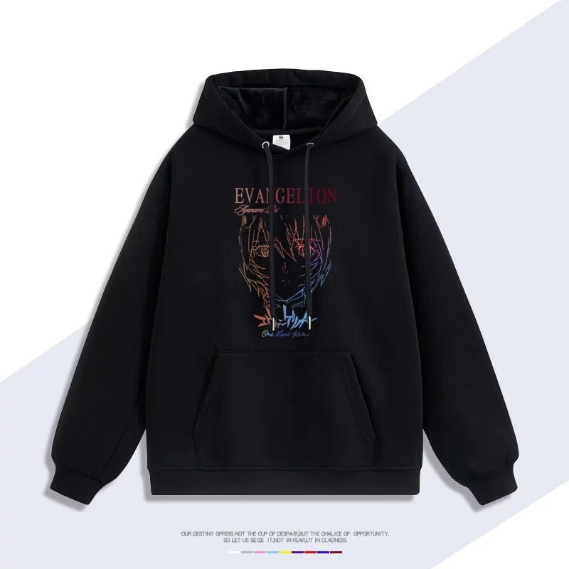 【tops】EVAプリントパーカー（ 男女兼用）K0263