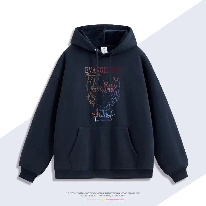 【tops】EVAプリントパーカー（ 男女兼用）K0263