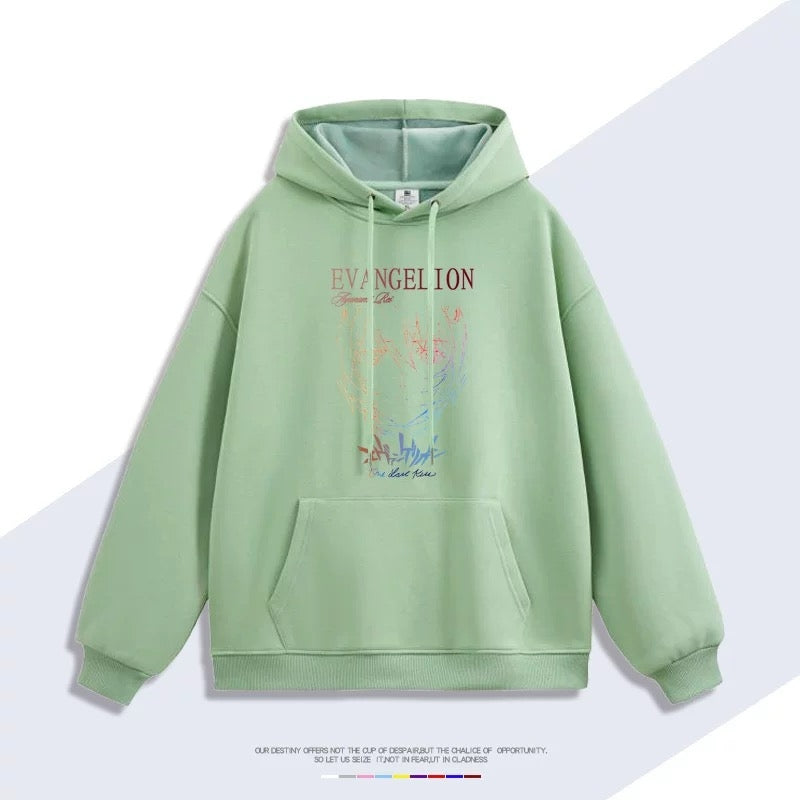 【tops】EVAプリントパーカー（ 男女兼用）K0263