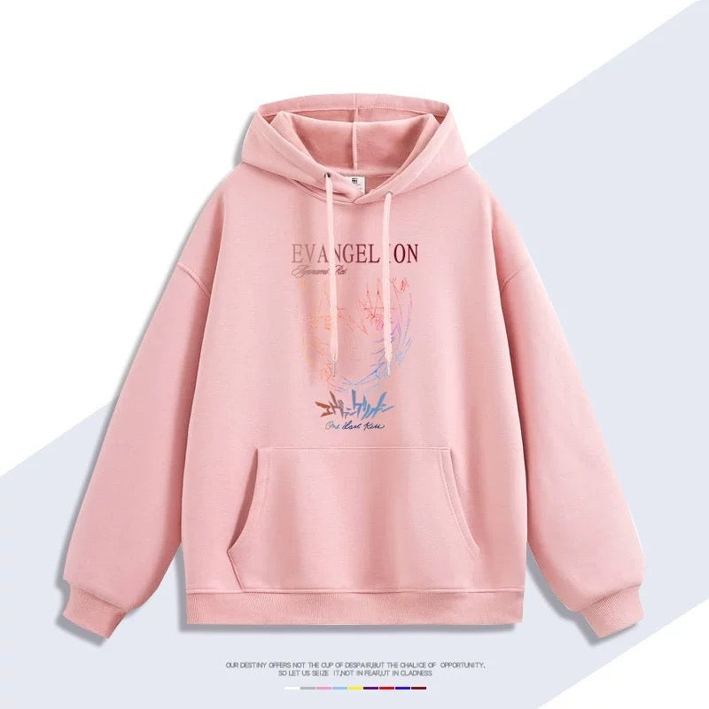 【tops】EVAプリントパーカー（ 男女兼用）K0263