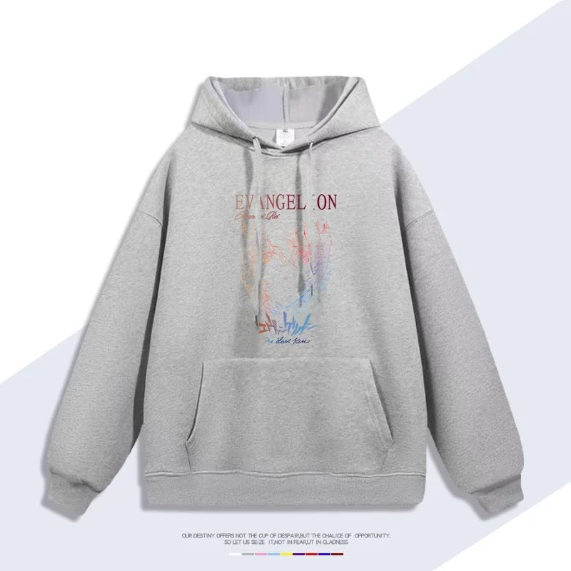 【tops】EVAプリントパーカー（ 男女兼用）K0263