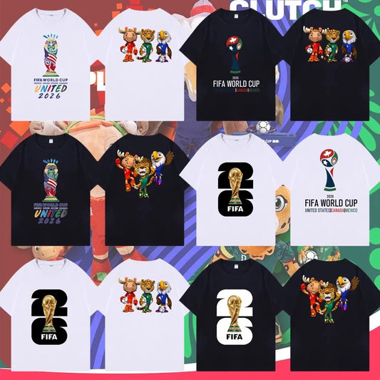 【tops】FIFAプリントTシャツ K0560