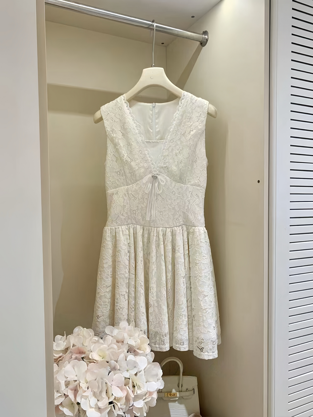 【dress】レースミニワンピース  K0566