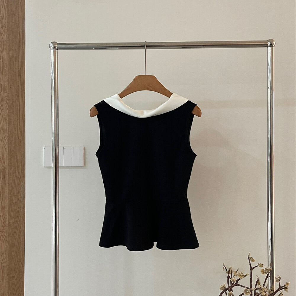 【set】ペプラムトップス×ロングスカートセット   N3727