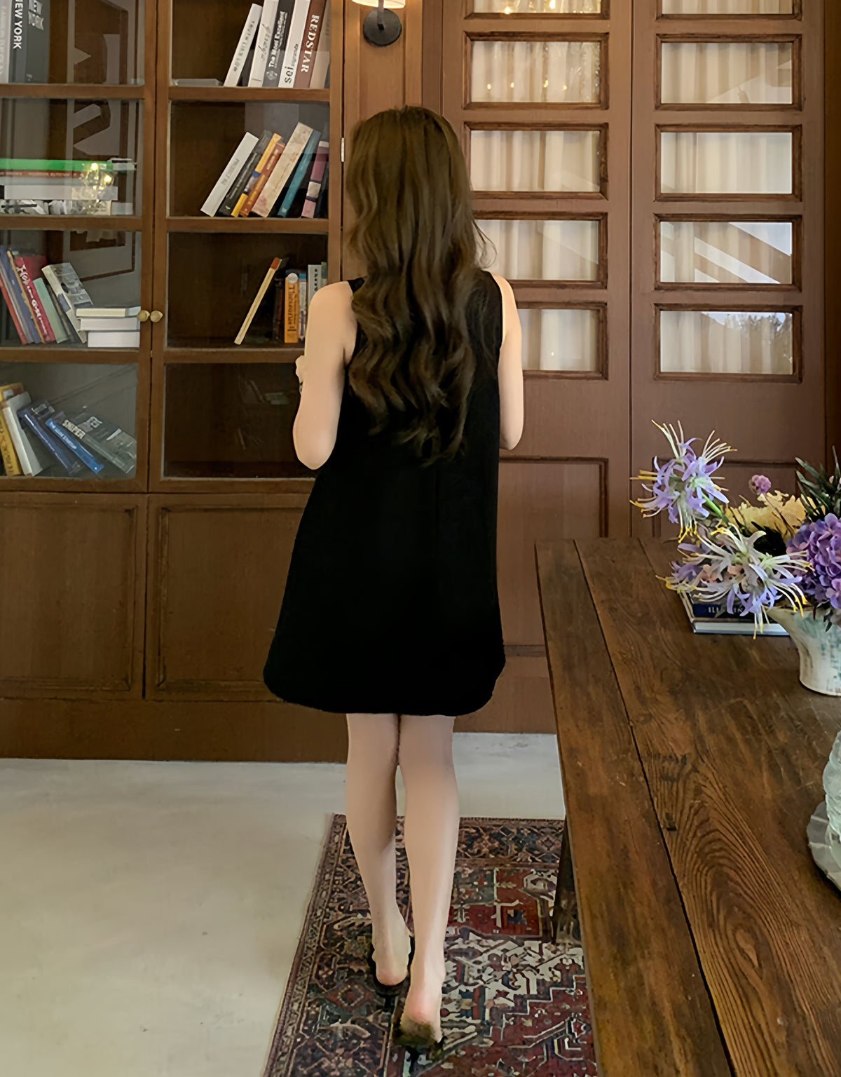 【dress】ノースリーブミニワンピース　K0626