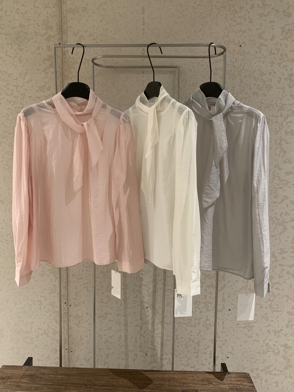 【tops】ボウタイシャツ  K0628