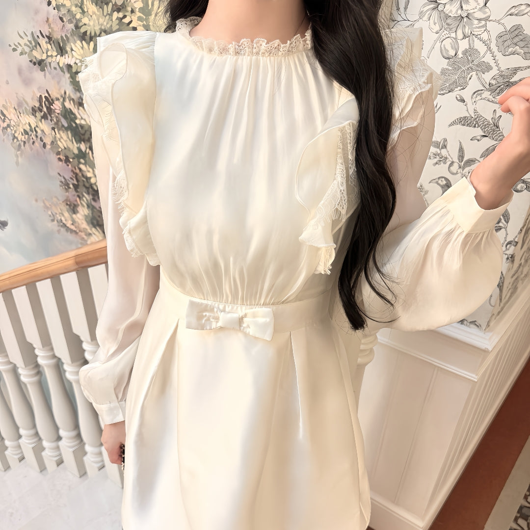 【dress】フリルミニワンピース   K0630