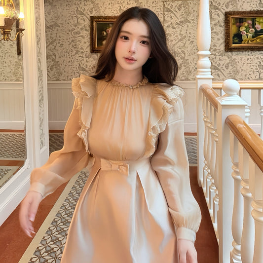 【dress】フリルミニワンピース   K0630