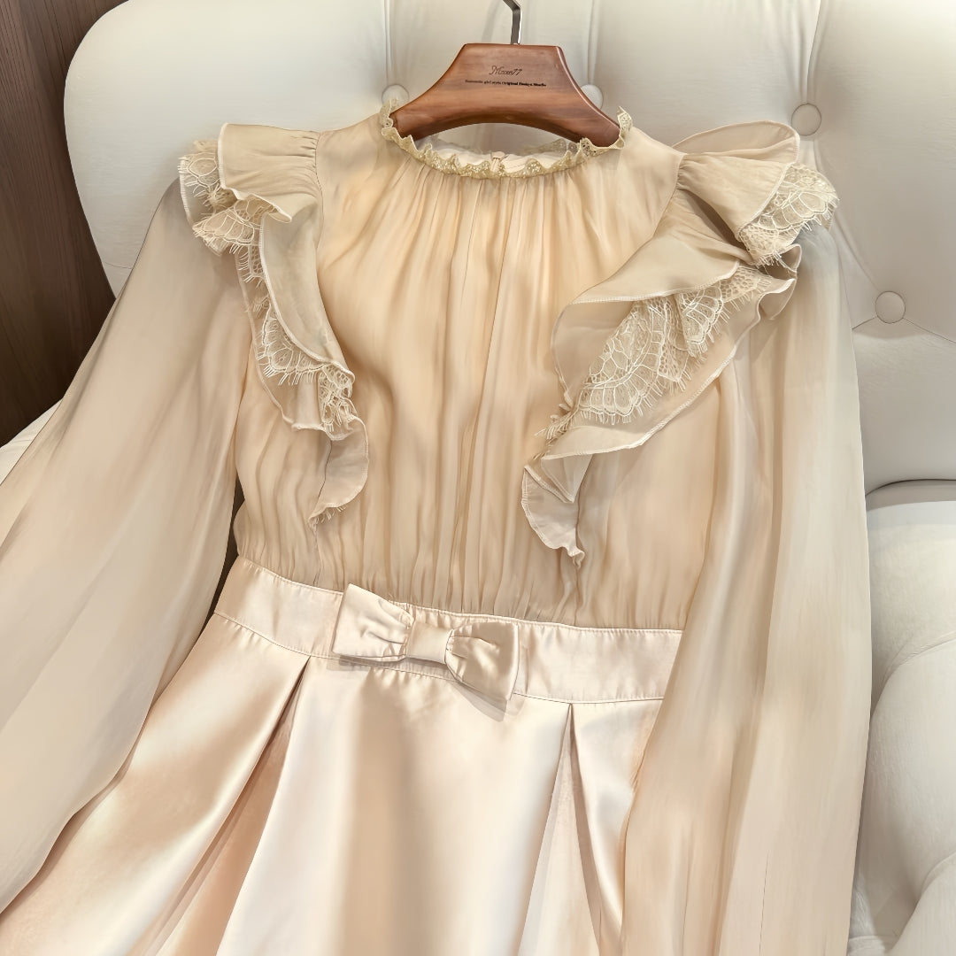 【dress】フリルミニワンピース   K0630