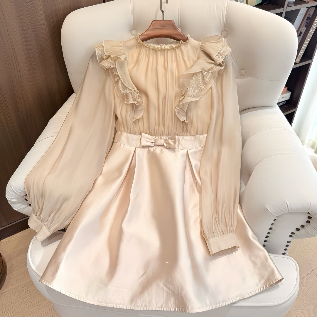 【dress】フリルミニワンピース   K0630