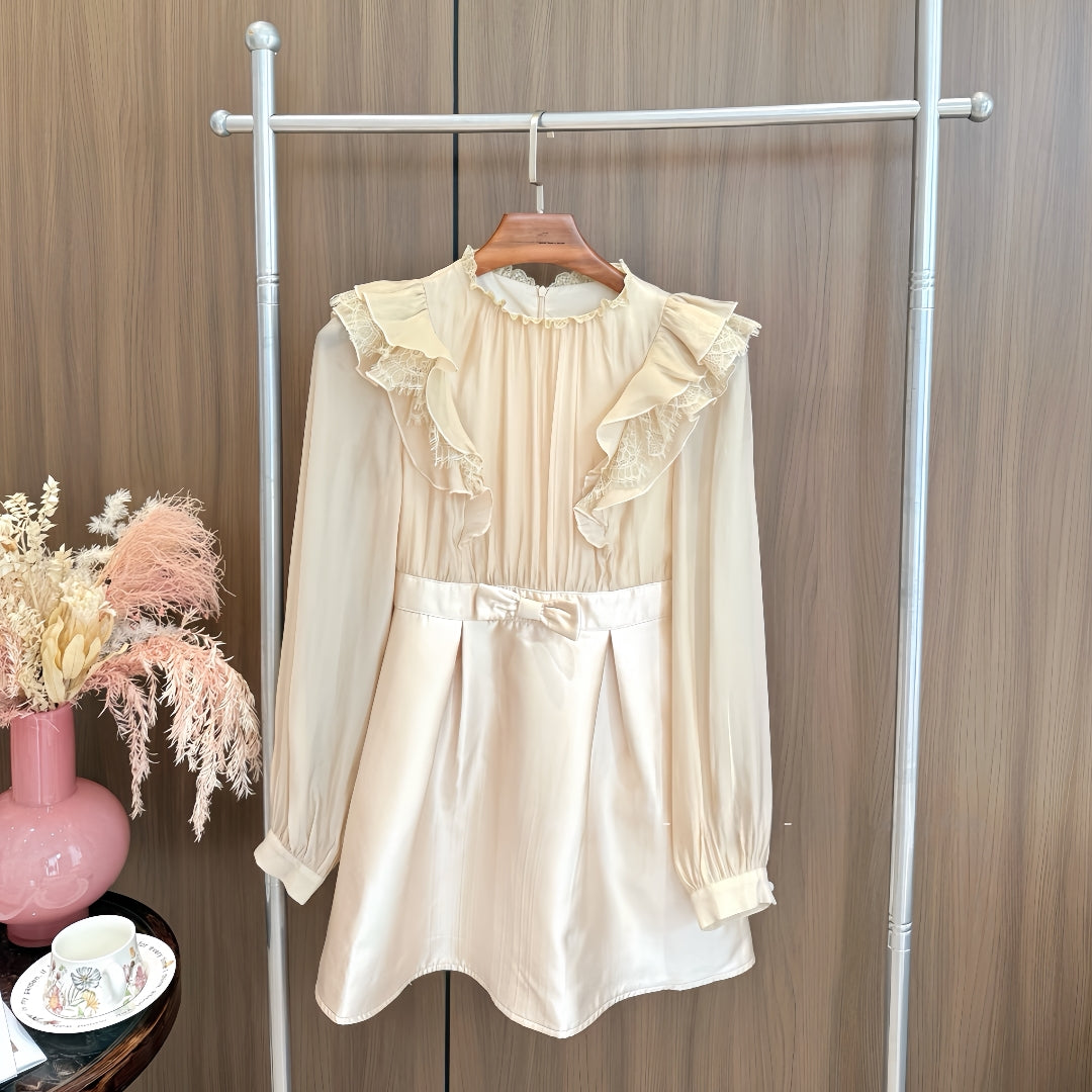 【dress】フリルミニワンピース   K0630