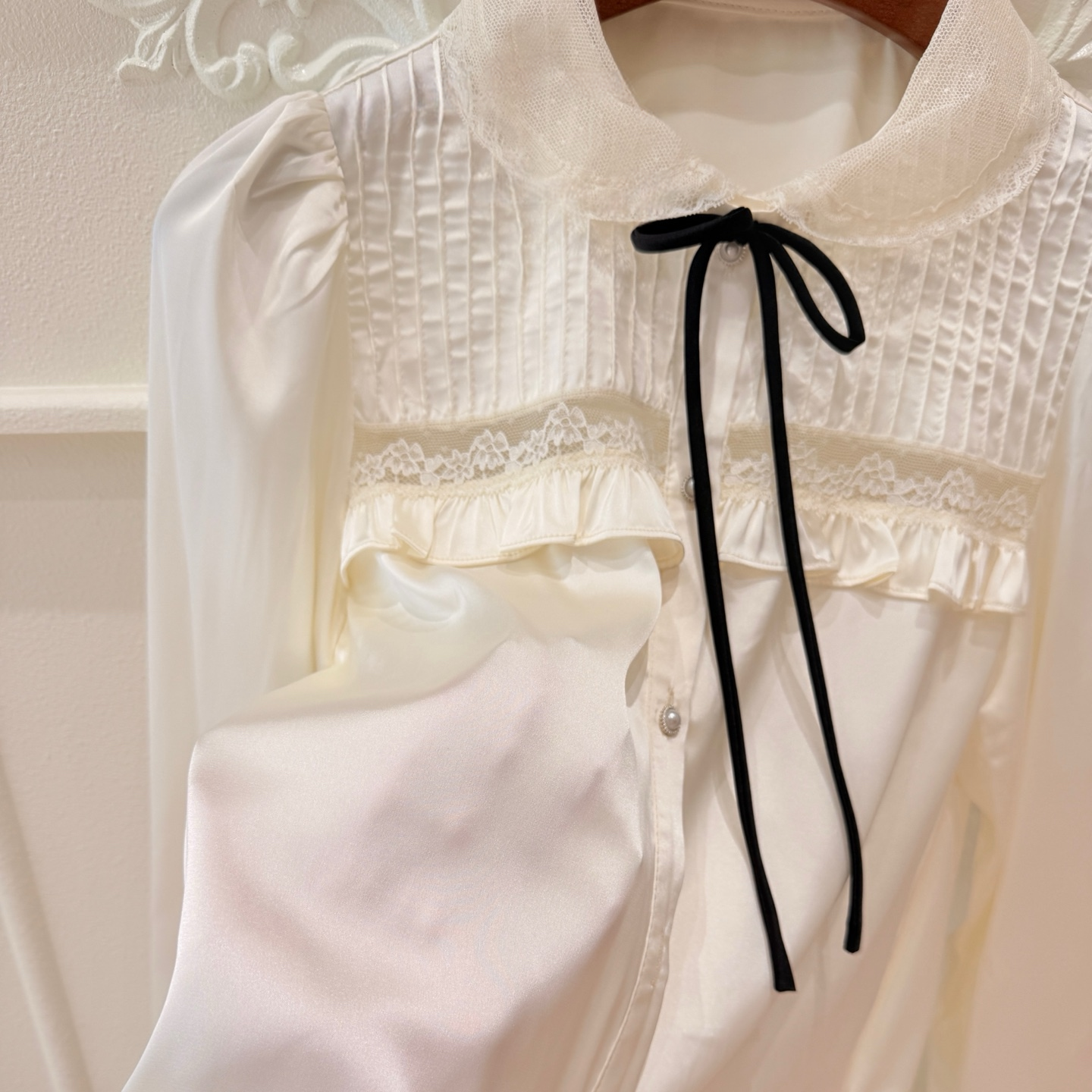 【tops】リボンブラウス K0634