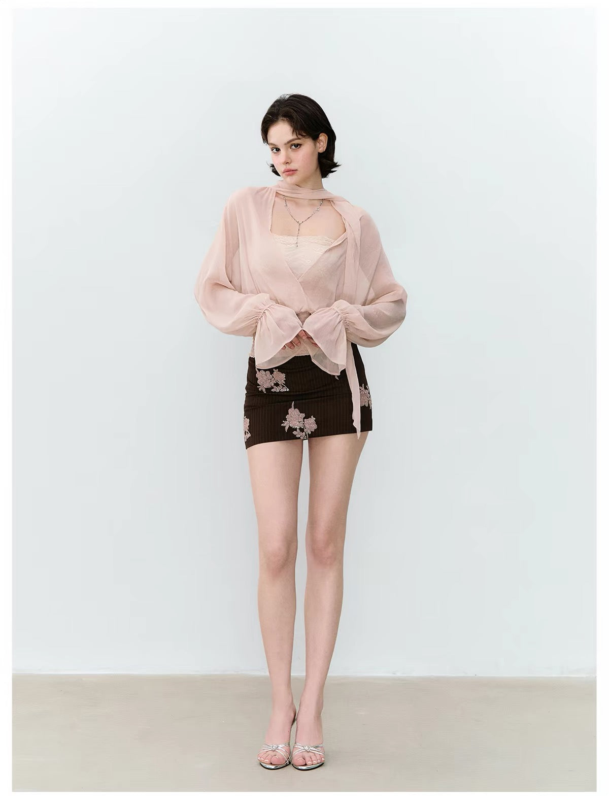 【tops】2WAYシアーブラウス  N3786