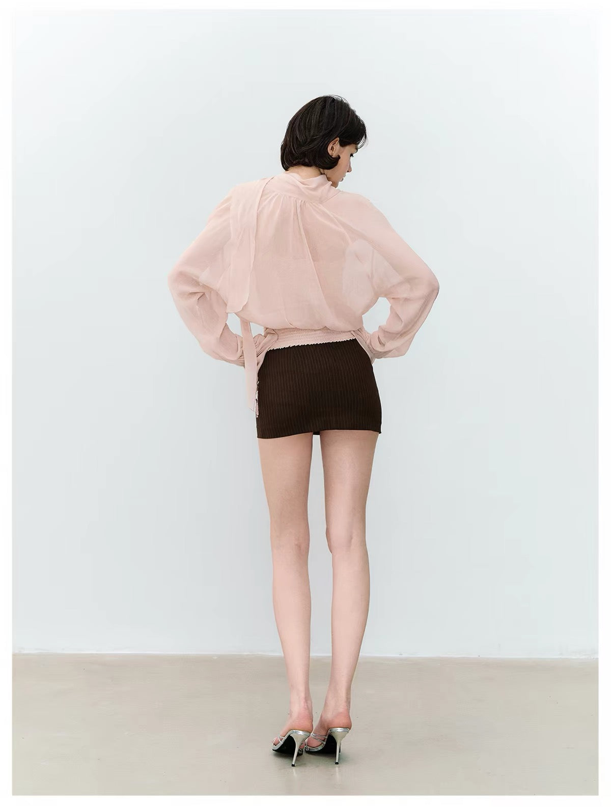 【tops】2WAYシアーブラウス  N3786