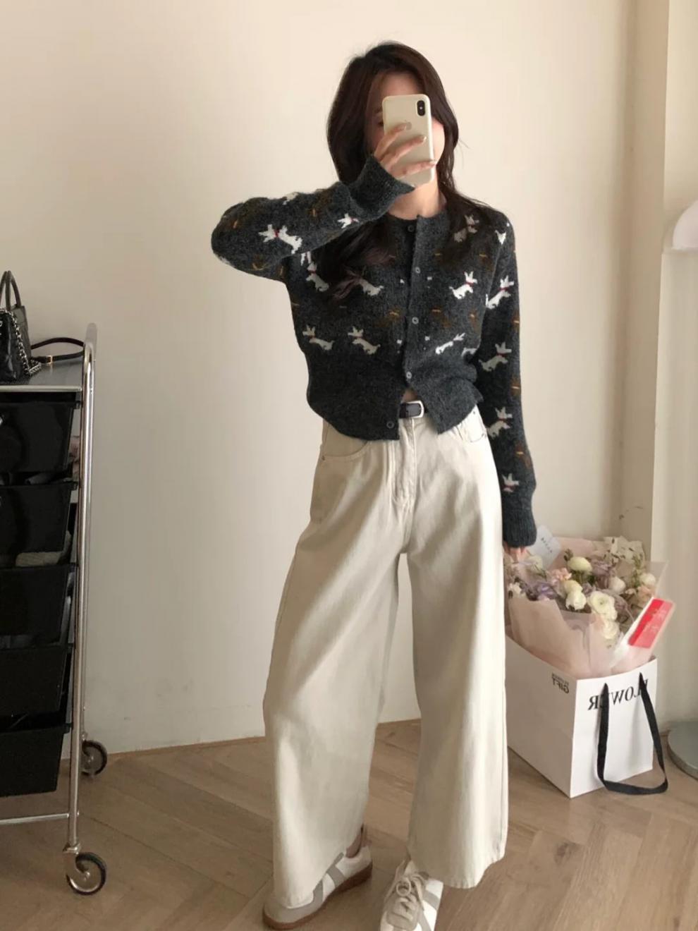 【outer】ニットカーデ　M25610