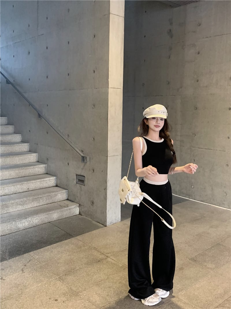 【set】キャミソール+ガウチョパンツ２点セットG20226