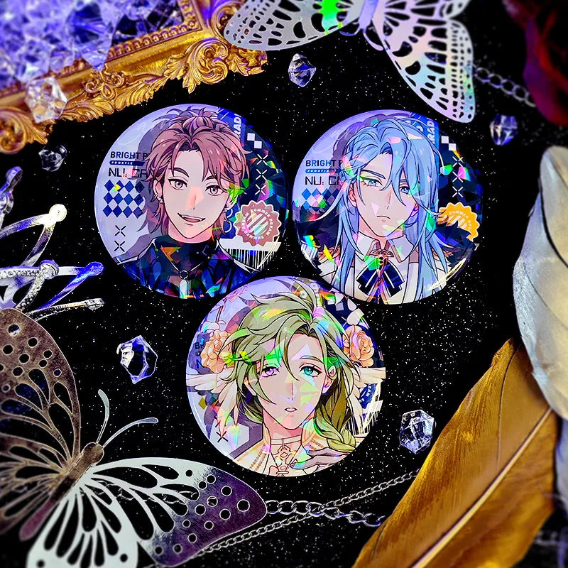 【GOODS】NU: カー二バル ホログラム缶バッジ Q0228