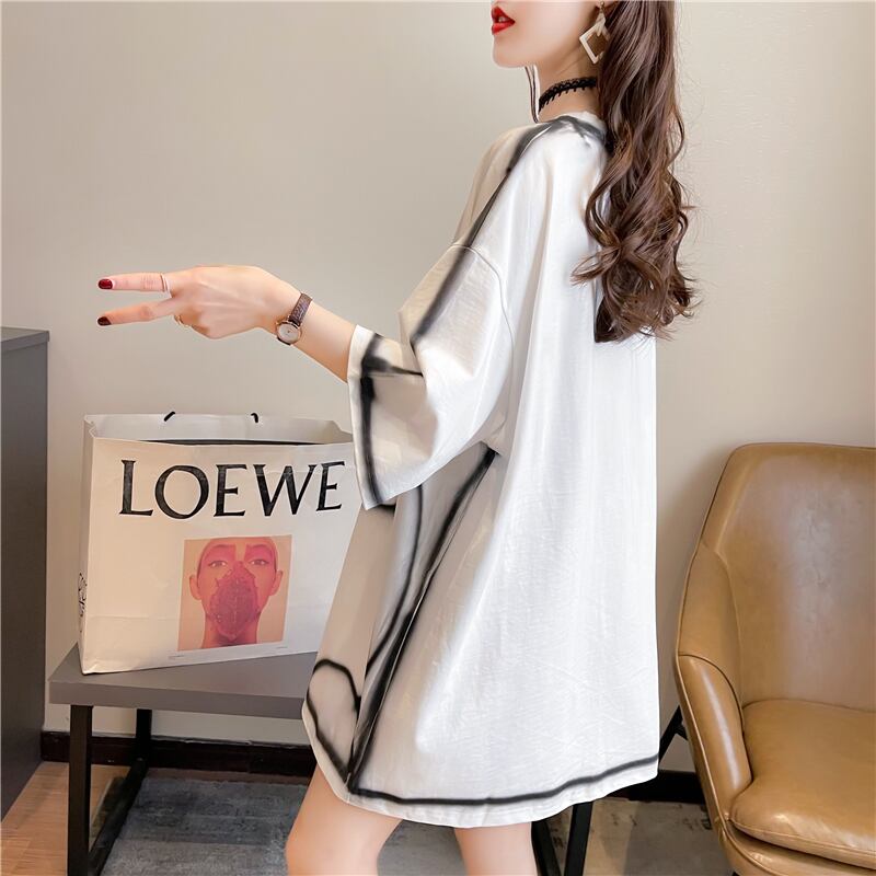 【tops】スウィート韓流スタイルトップス合わせやすいINS風Tシャツ G6704