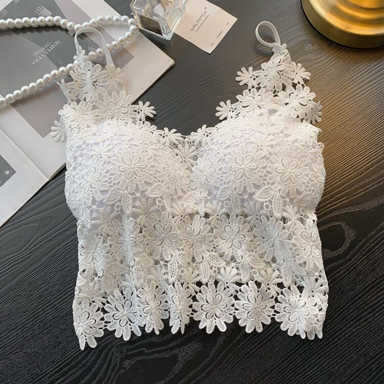 【tops】レースカップ付きキャミソール　M29426