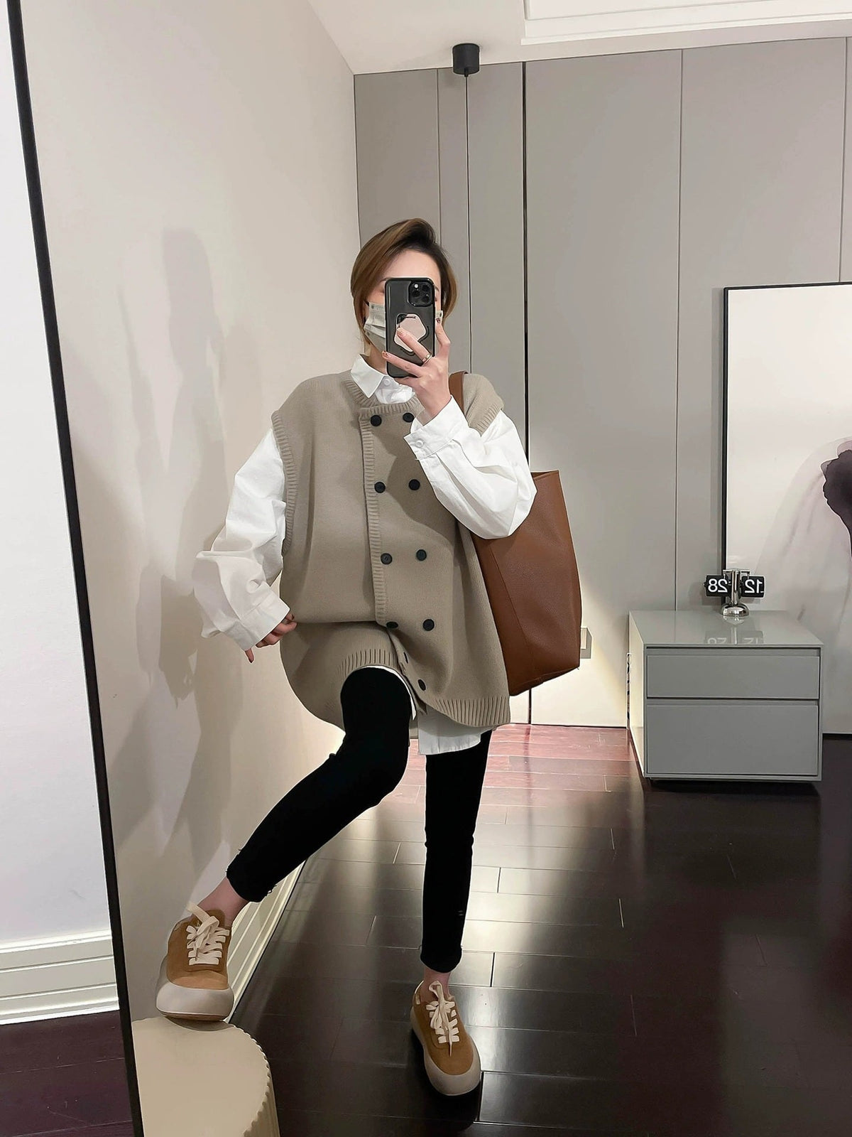 【tops】ニットベスト　M25834