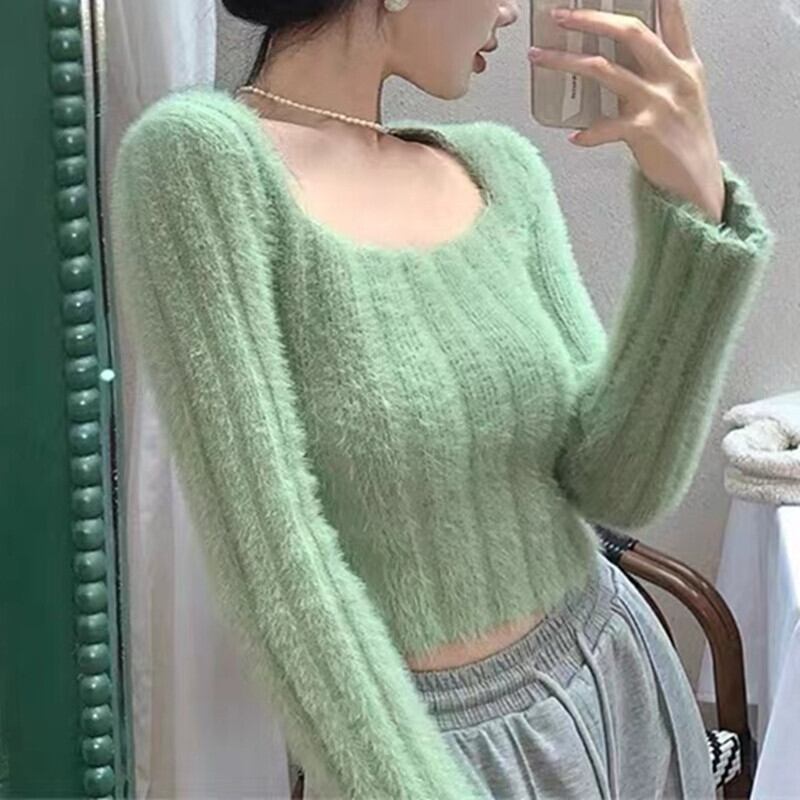 【tops】ニットプルオーバー　M19114