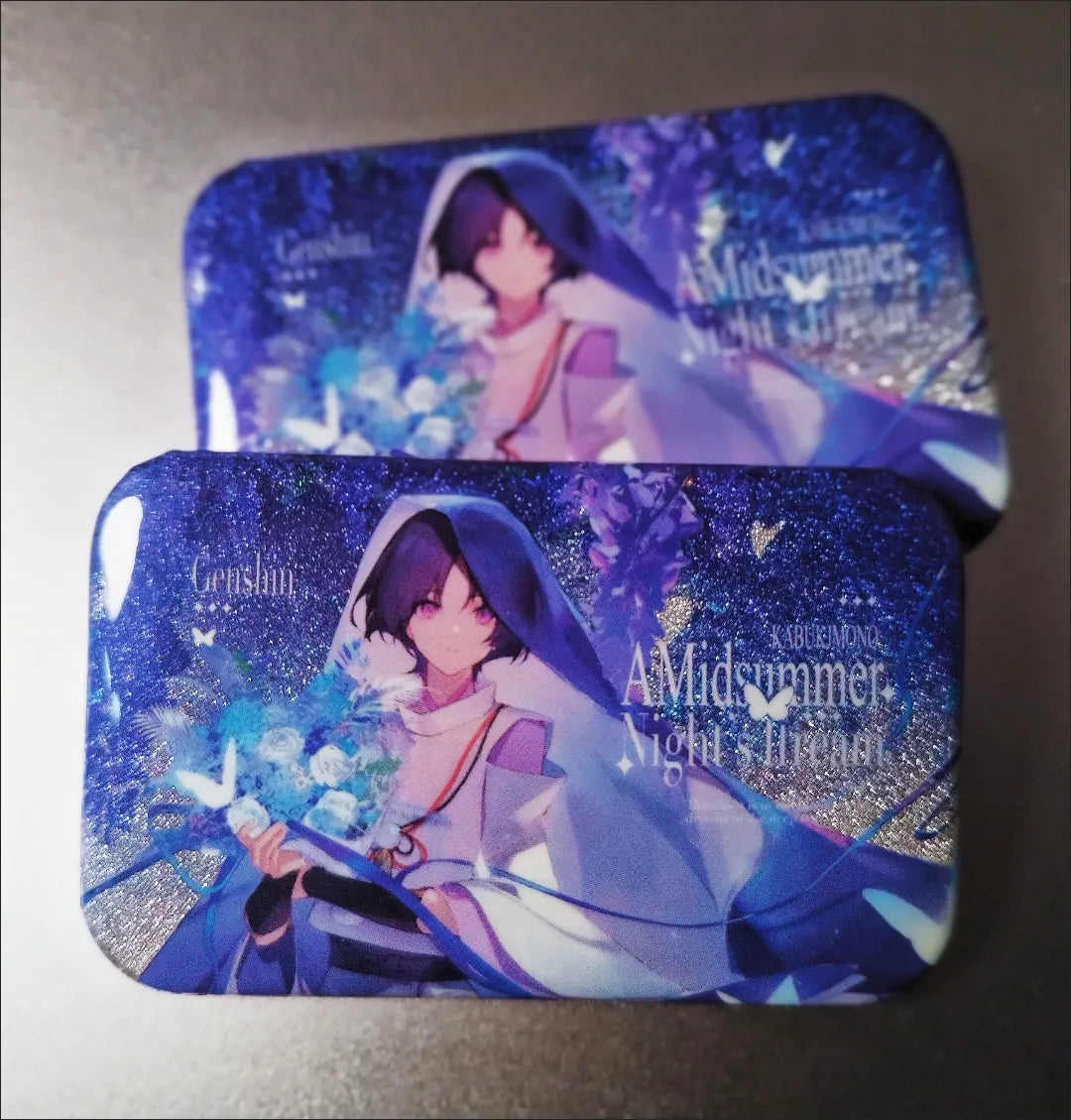 【GOODS】原神 放浪者 スカラマシュ 長方形 缶バッジ Q2188