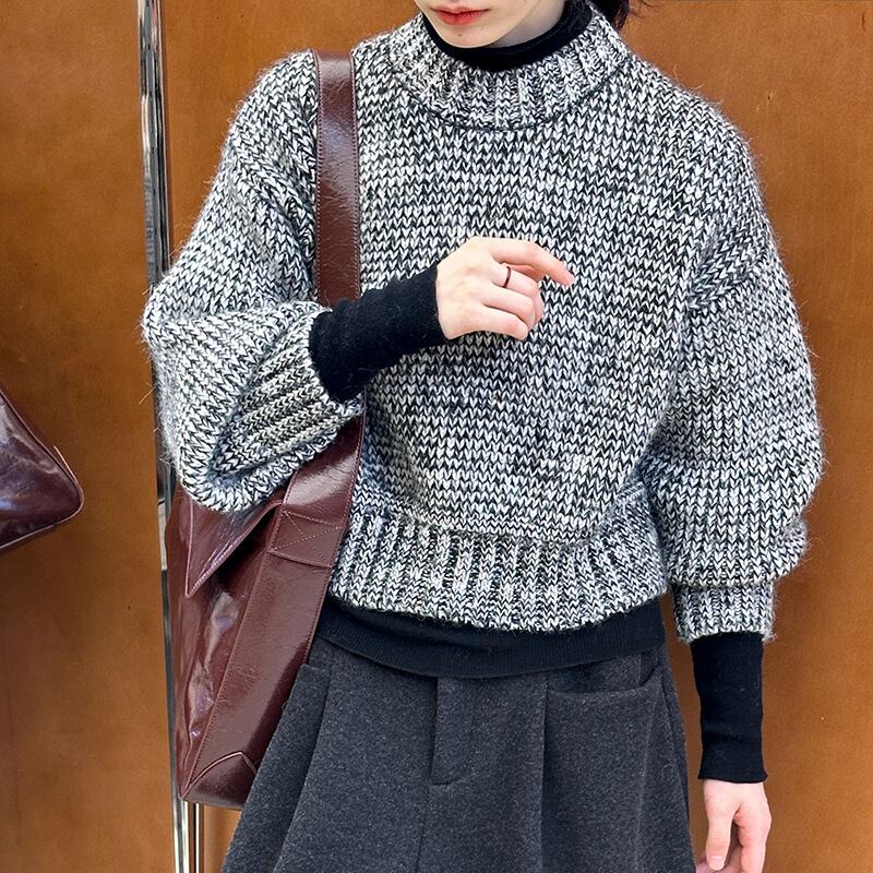 【tops】ニットトップス Q6965