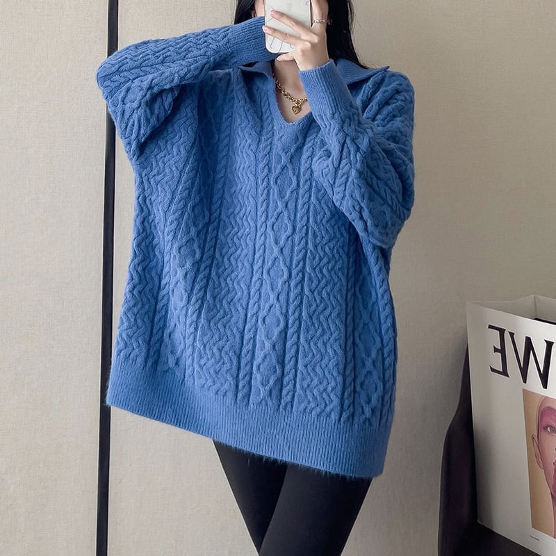 【tops】ニットセーター　M25989