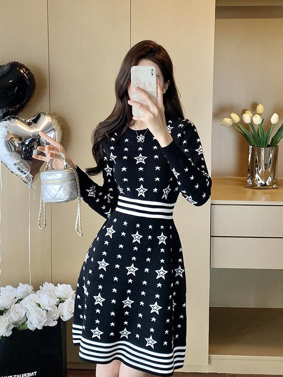 【dress】ニットワンピース　M28413