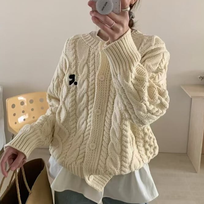 【outer】ニットカーデ　M28823