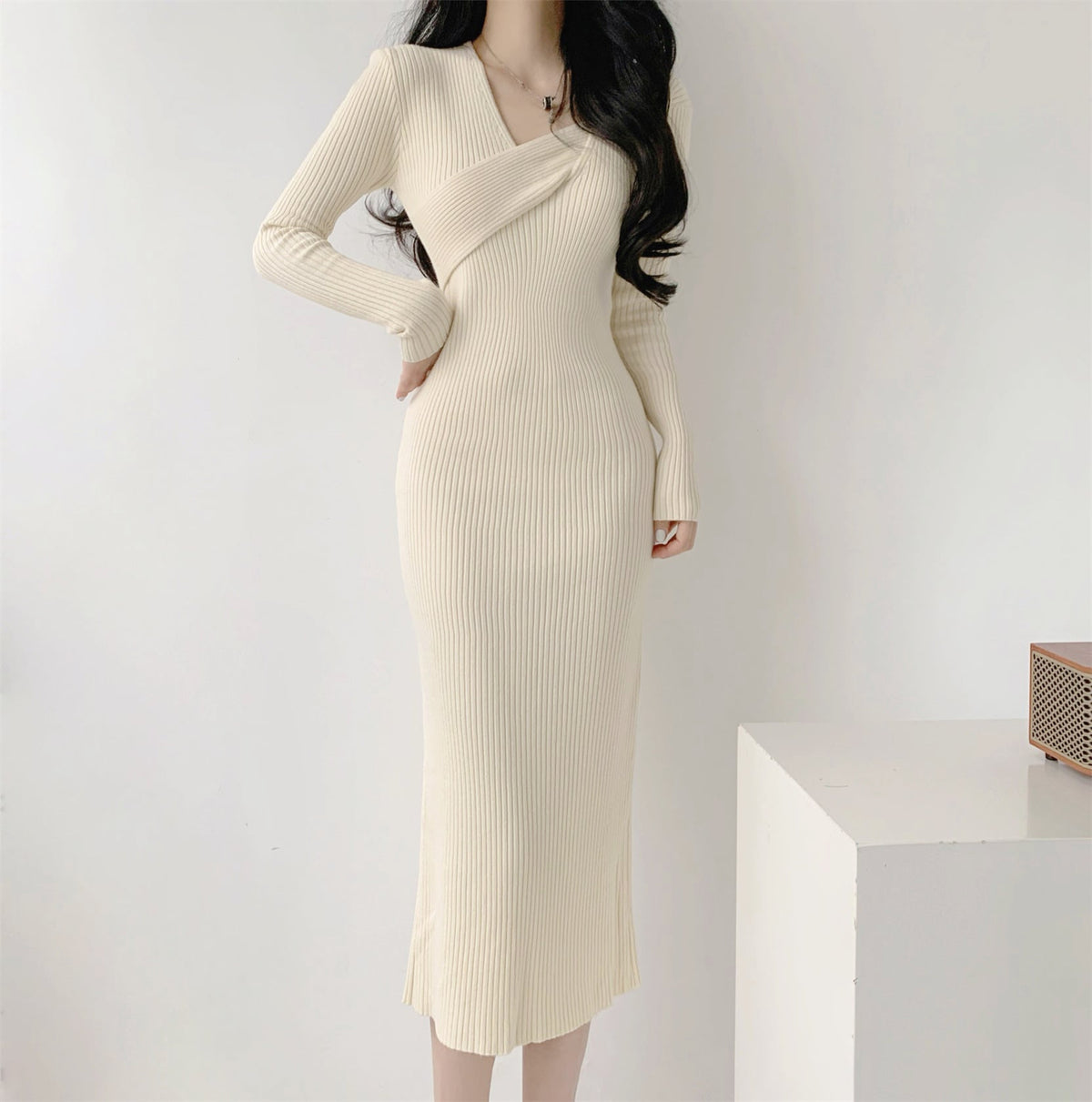 【dress】ニットワンピース　M28068