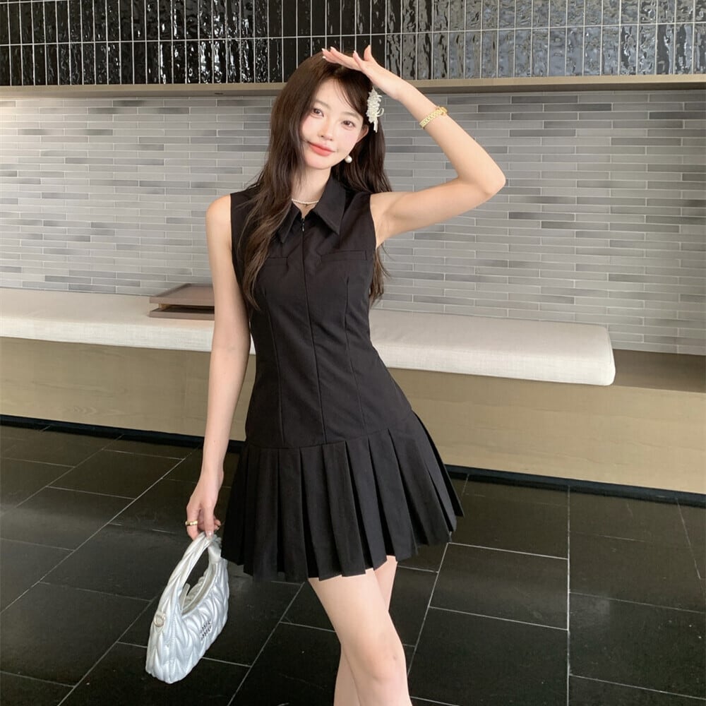 【dress】ノースリーブミニワンピース　N3549