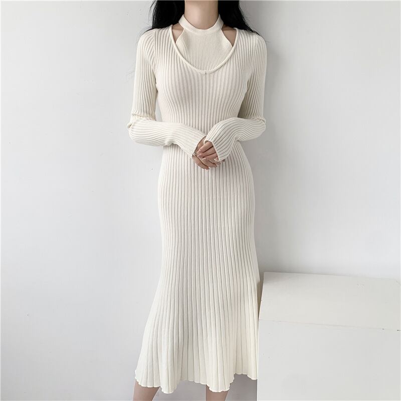 【dress】ニットワンピース　M18843