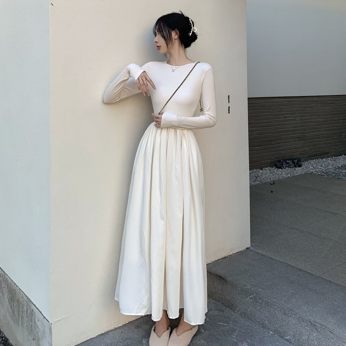 【dress】バックオーポンワンピース　M29711