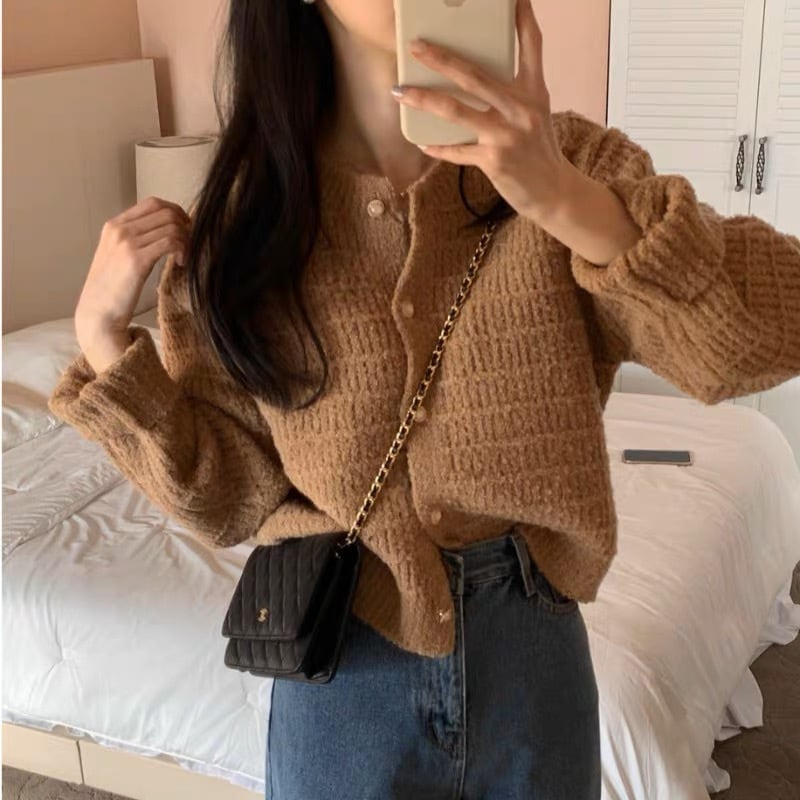 【outer】ニットカーデ　M26041