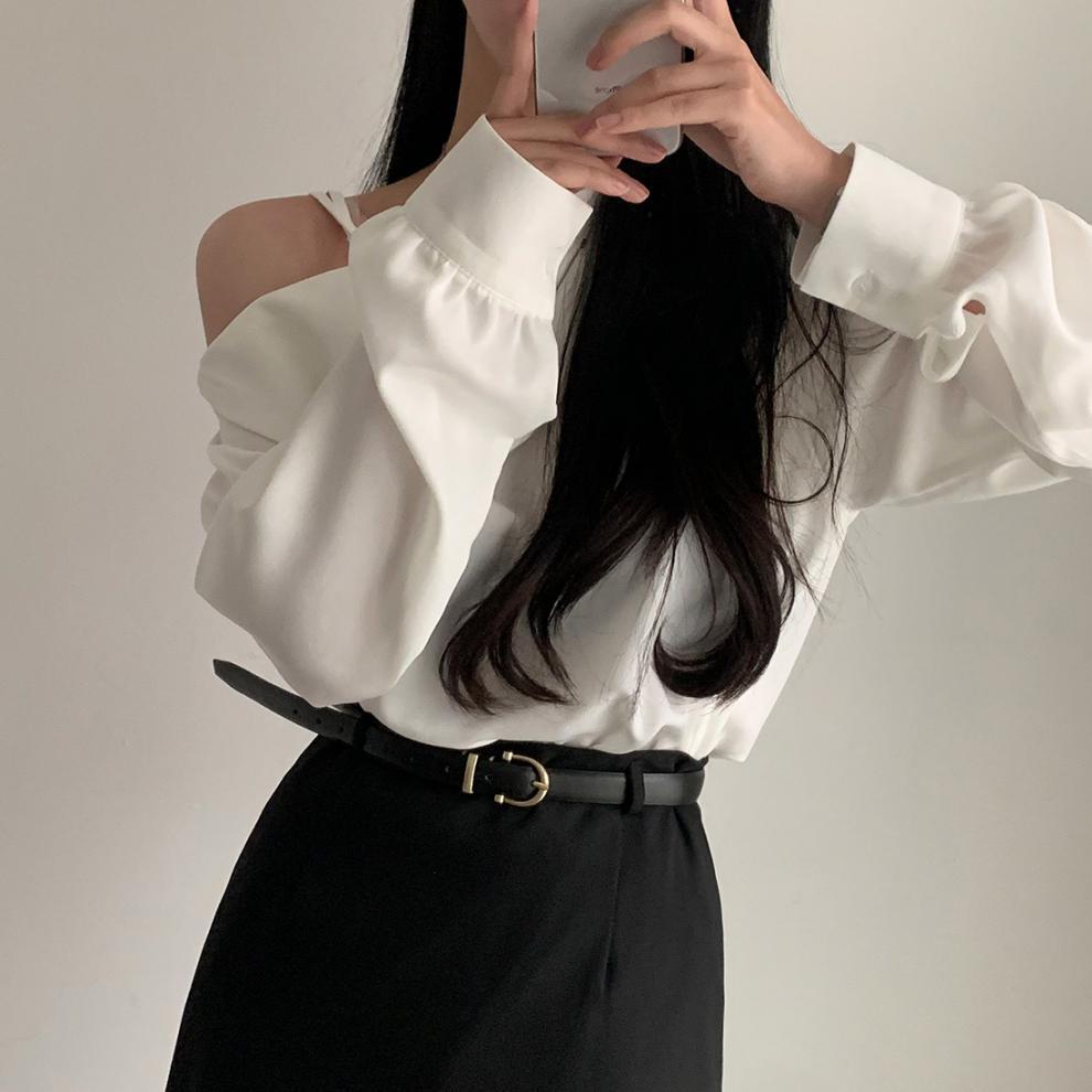 【tops】オフショルダートップス　M25763