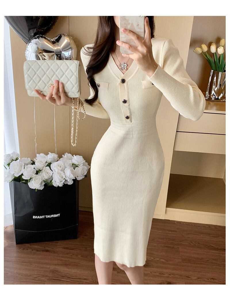 【dress】ニットワンピース　M28402