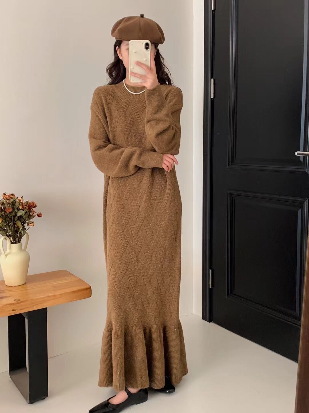 【dress】ニットワンピース　M26710