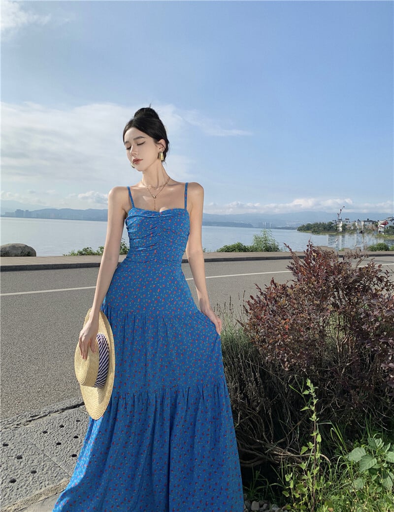 【dress】リボン付きキャミワンピース　M24924