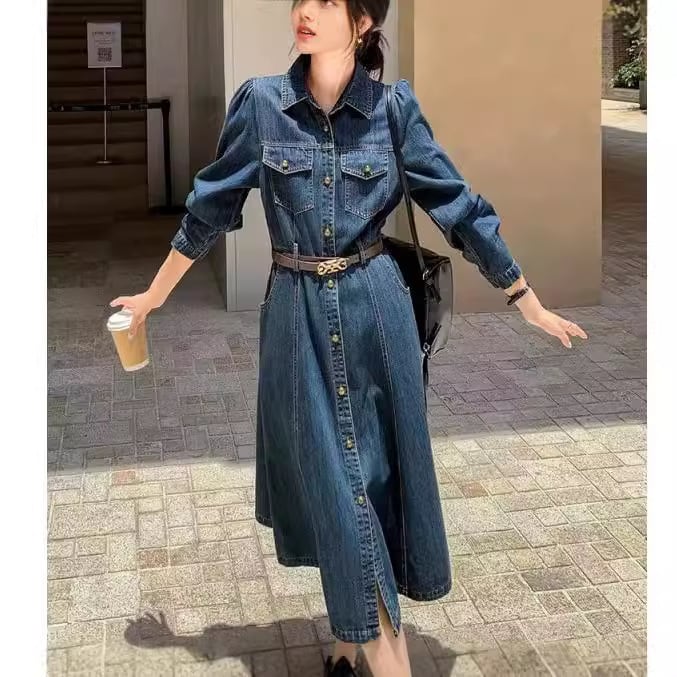 【dress】デニムワンピース　M29725