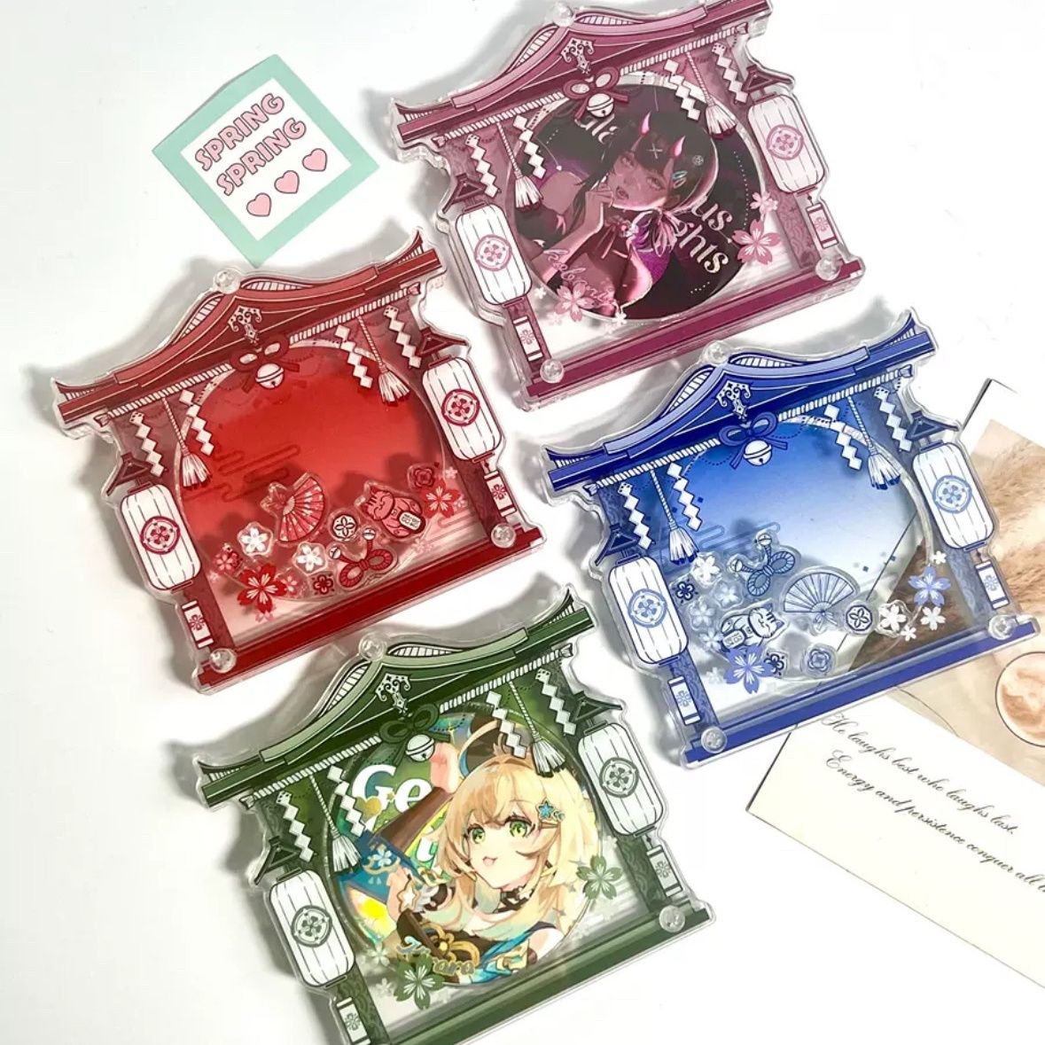 【GOODS】アクリル 58/65/75mm 缶バッジ 収納 ディスプレイスタンド Ｑ2153