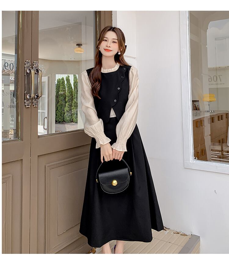 【dress】ドッキングワンピース　M18729