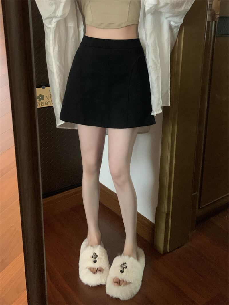 【bottoms】INS風AラインスカートG20183