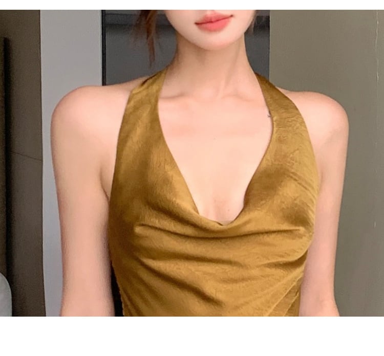 【dress】ホルターネックワンピース　M24648