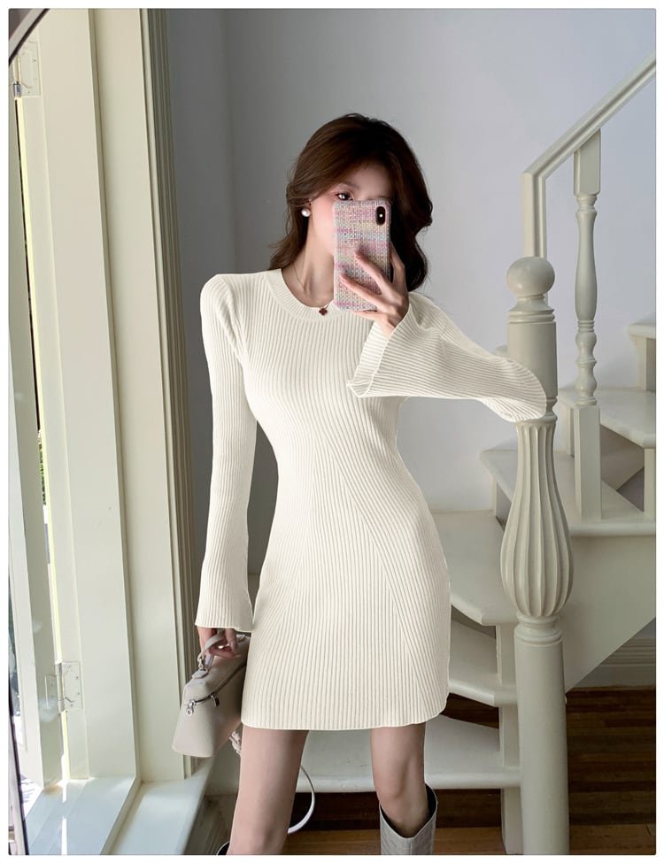 【dress】ニットワンピース　M25361