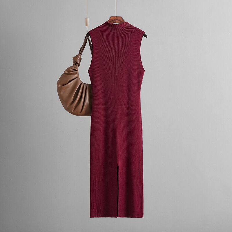 【dress】ノースリーブニットワンピース　M29734