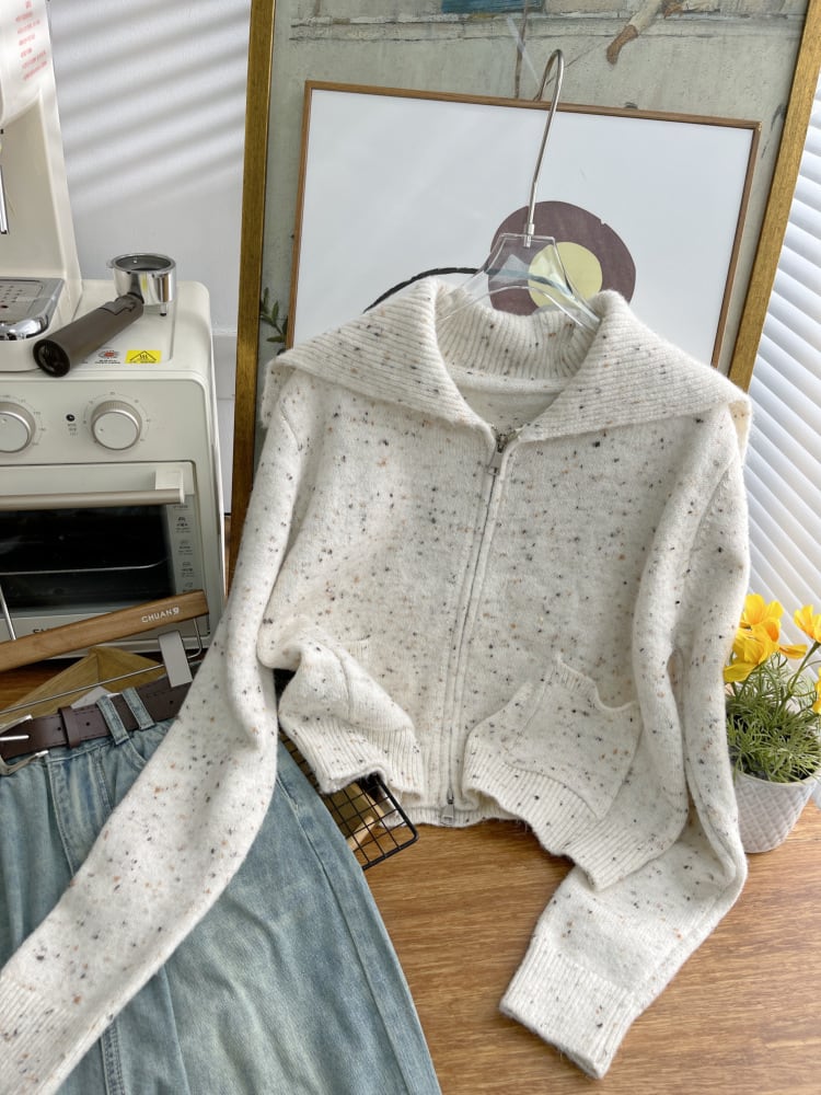 【outer】ニットカーデ　M25538