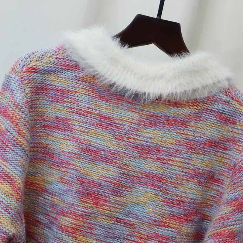 【outer】ニットカーデ　M25446